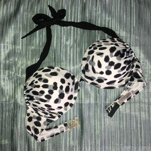 Victoria’s Secret Snow Leopard Print push-up top